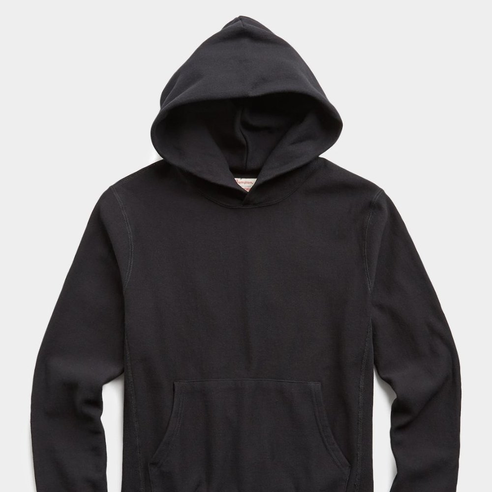 Todd Snyder x Champion Black Popover Hoodie